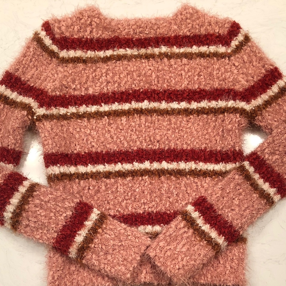 Fuzzy Long Sleeve Sweater